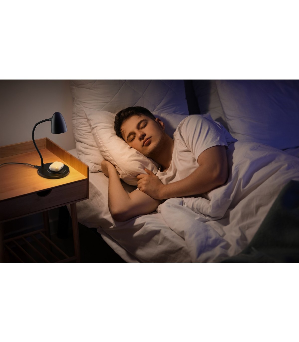 Cellularline Aura lampada di ricarica wireless 15W Nero